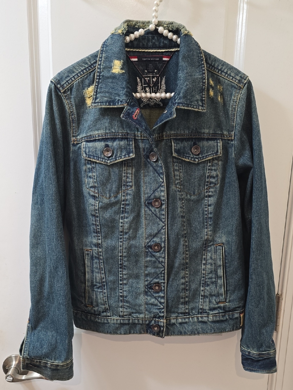 Tommy Hilfiger Distressed Denim Jacket